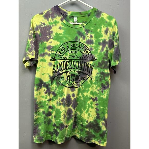 Dead & Breakfast Sanderson Inn Salem Tie Dye Graphic T Shirt Adults Medium Witch - Picture 1 of 7
